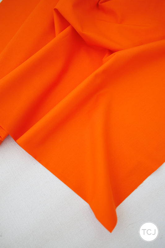 Bella Solids Binding - Tangerine - 1/2 yard