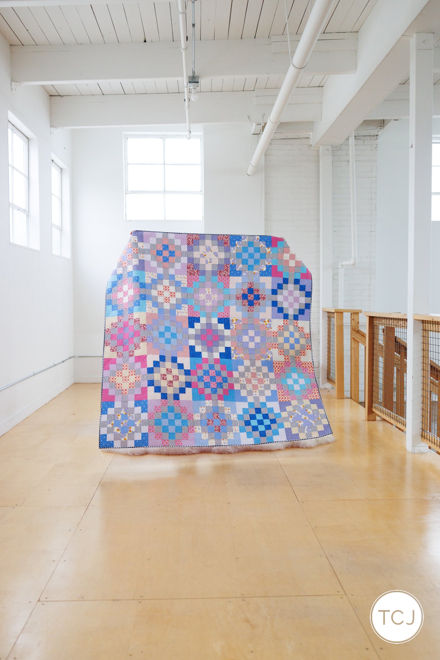 Checkered Garden Quilt - Concord