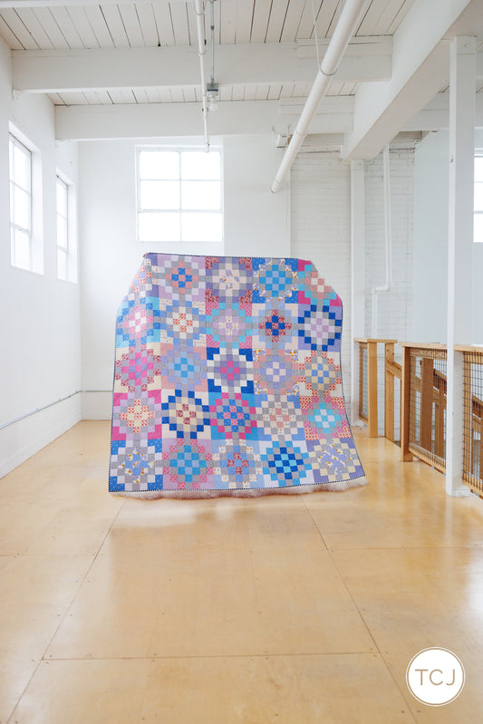 Checkered Garden Quilt - Concord