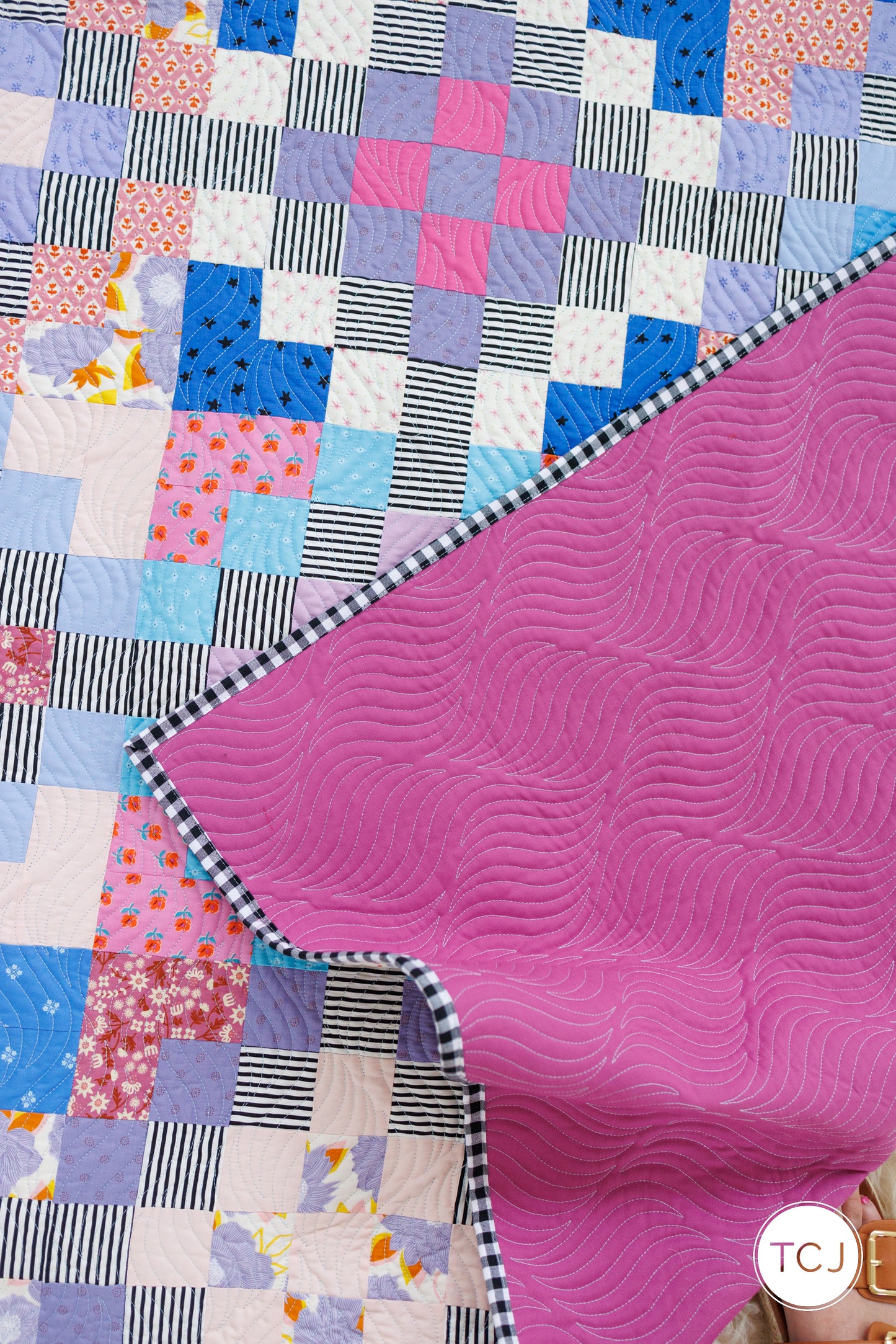 Checkered Garden Quilt - Concord
