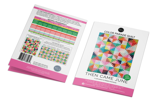 Color Parade Quilt Pattern - Printed