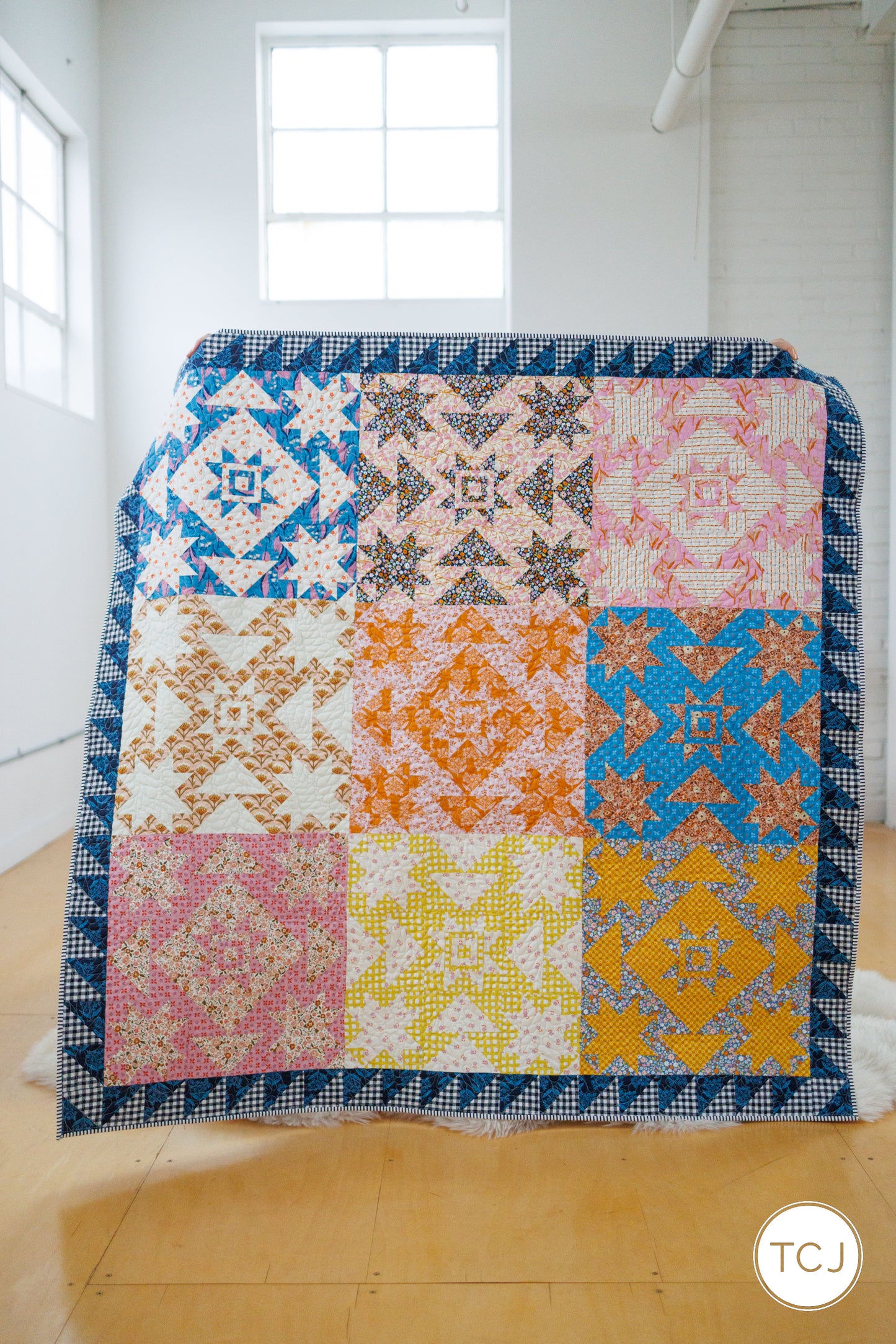 Everett Star Quilt - Wildflower