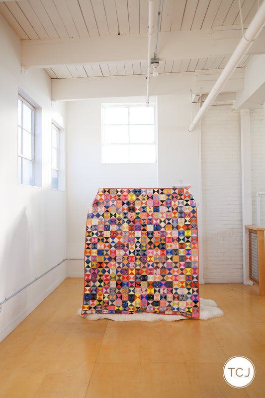 Scrappy Hourglass Quilt