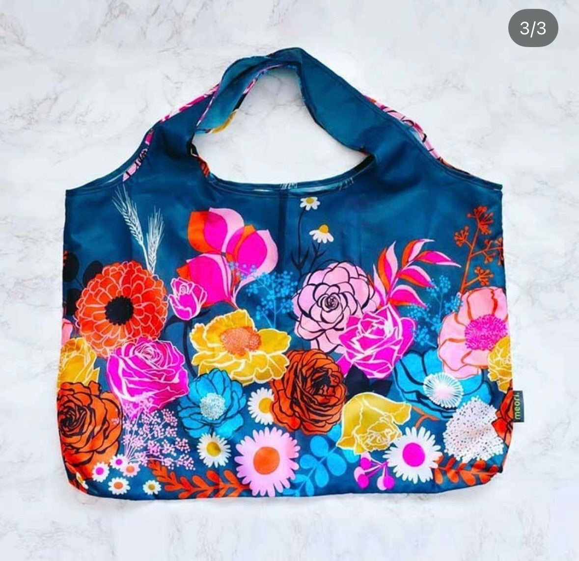 Melody Miller Reusable Pocket Shopper - Navy