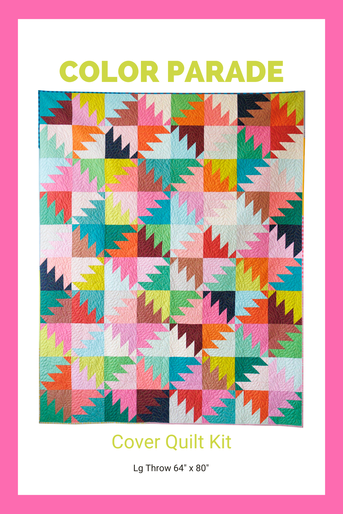 Color Parade Quilt Kit - Cover