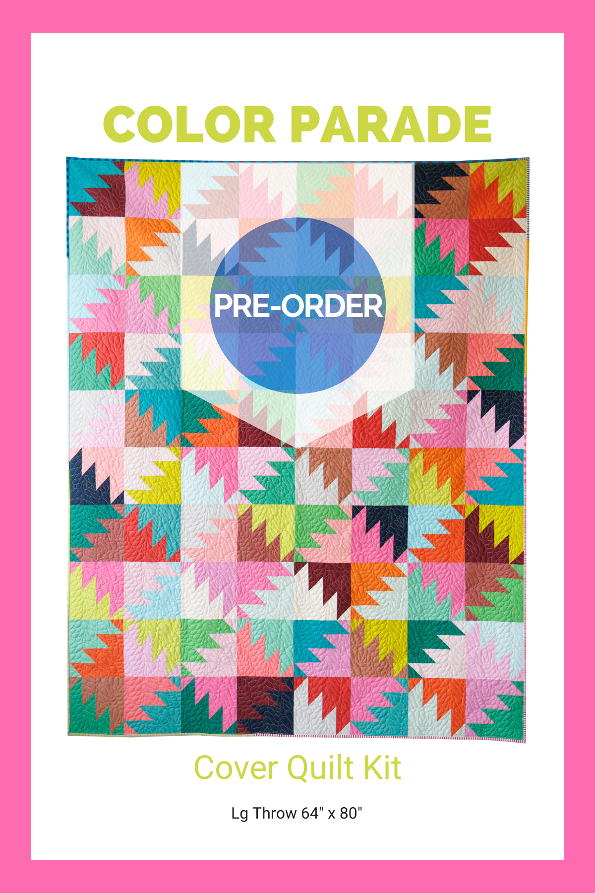 PREORDER - Color Parade Quilt Kit - Cover
