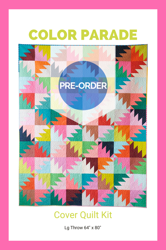 PREORDER - Color Parade Quilt Kit - Cover