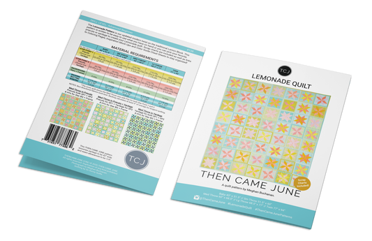 Lemonade Quilt Pattern - Printed