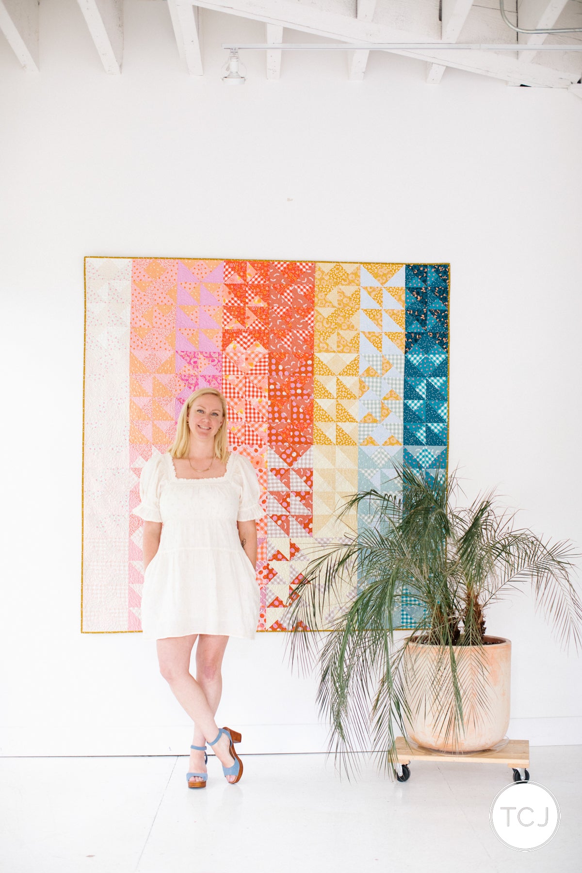 Color Chaos Quilt - Garden