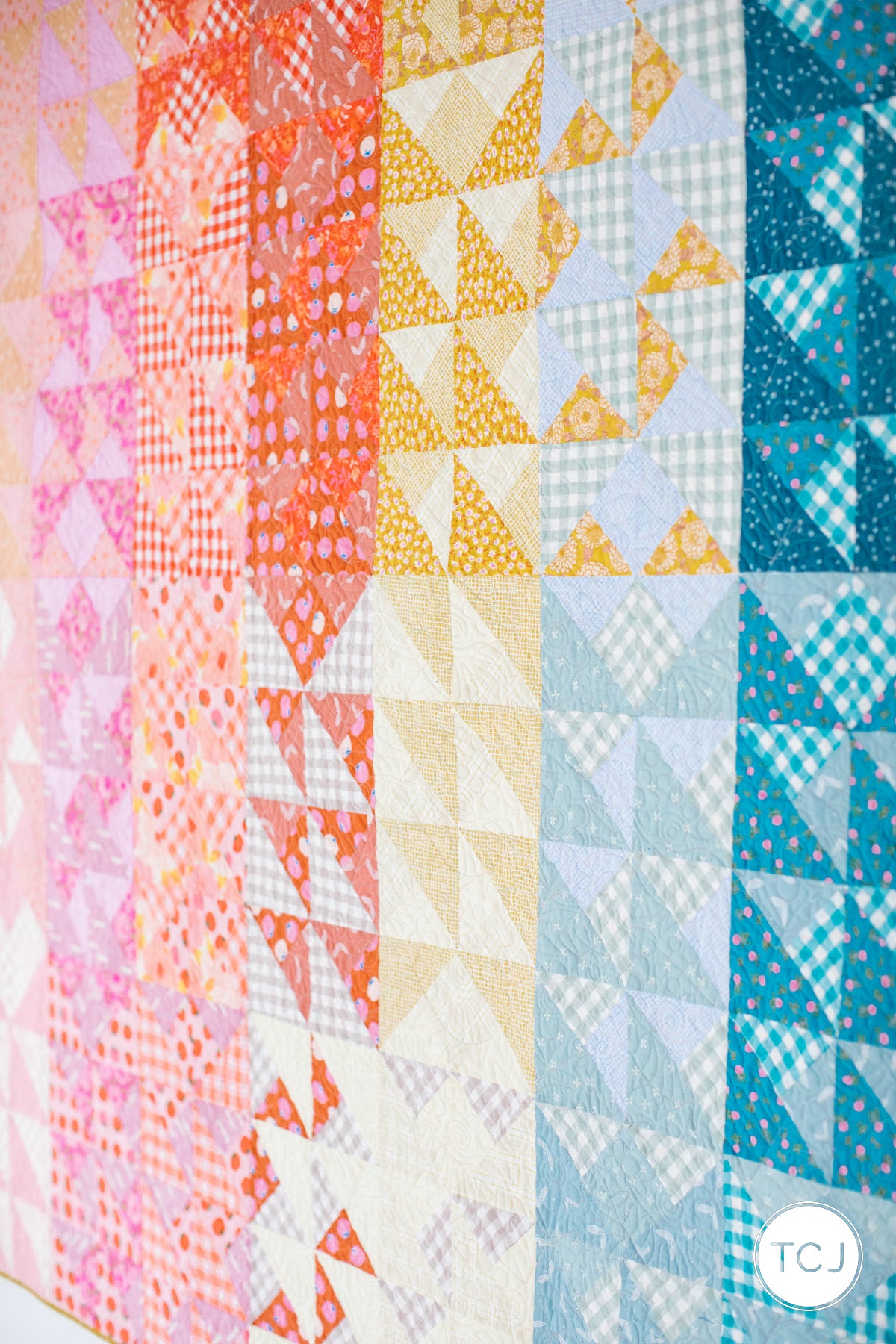 Color Chaos Quilt - Garden