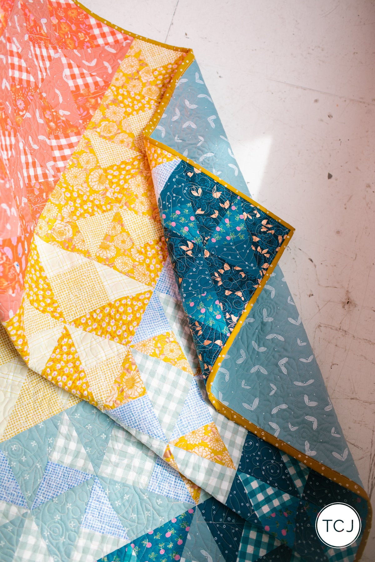 Color Chaos Quilt - Garden