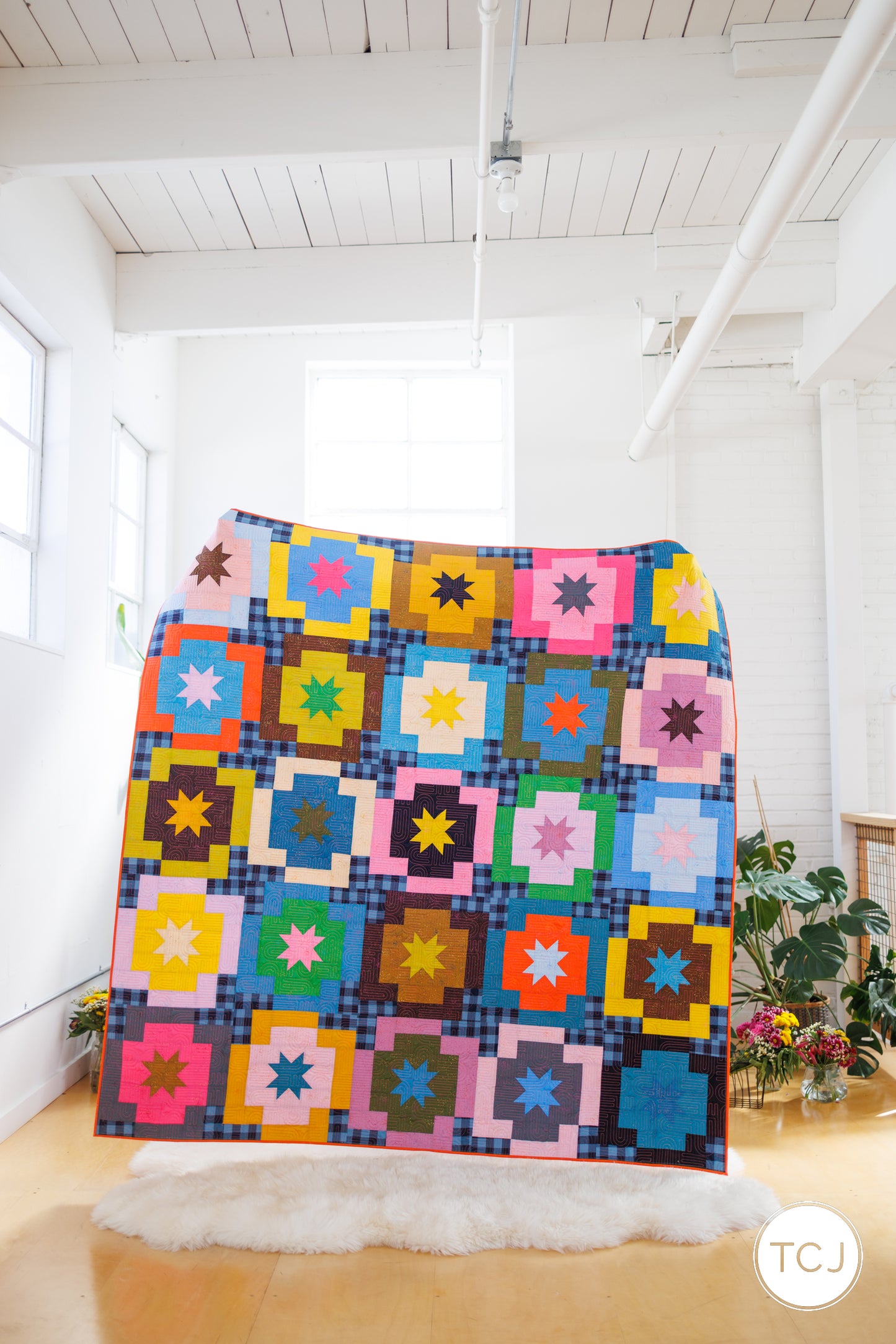 Meadow Star Quilt - Speckled