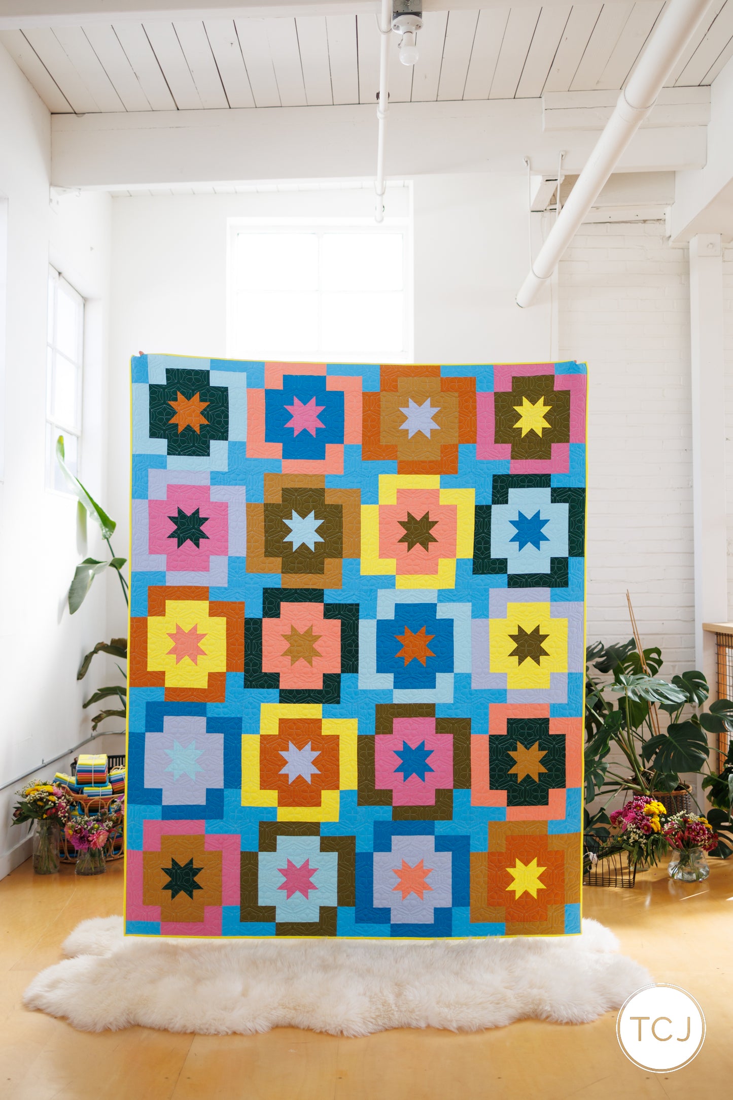 Meadow Star Quilt Pattern - PDF