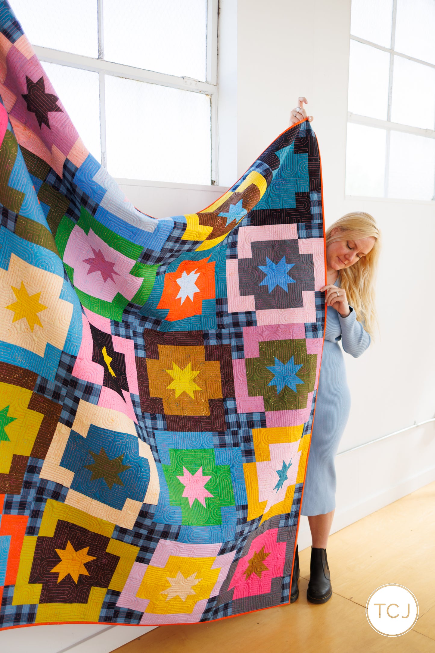 Meadow Star Quilt - Speckled