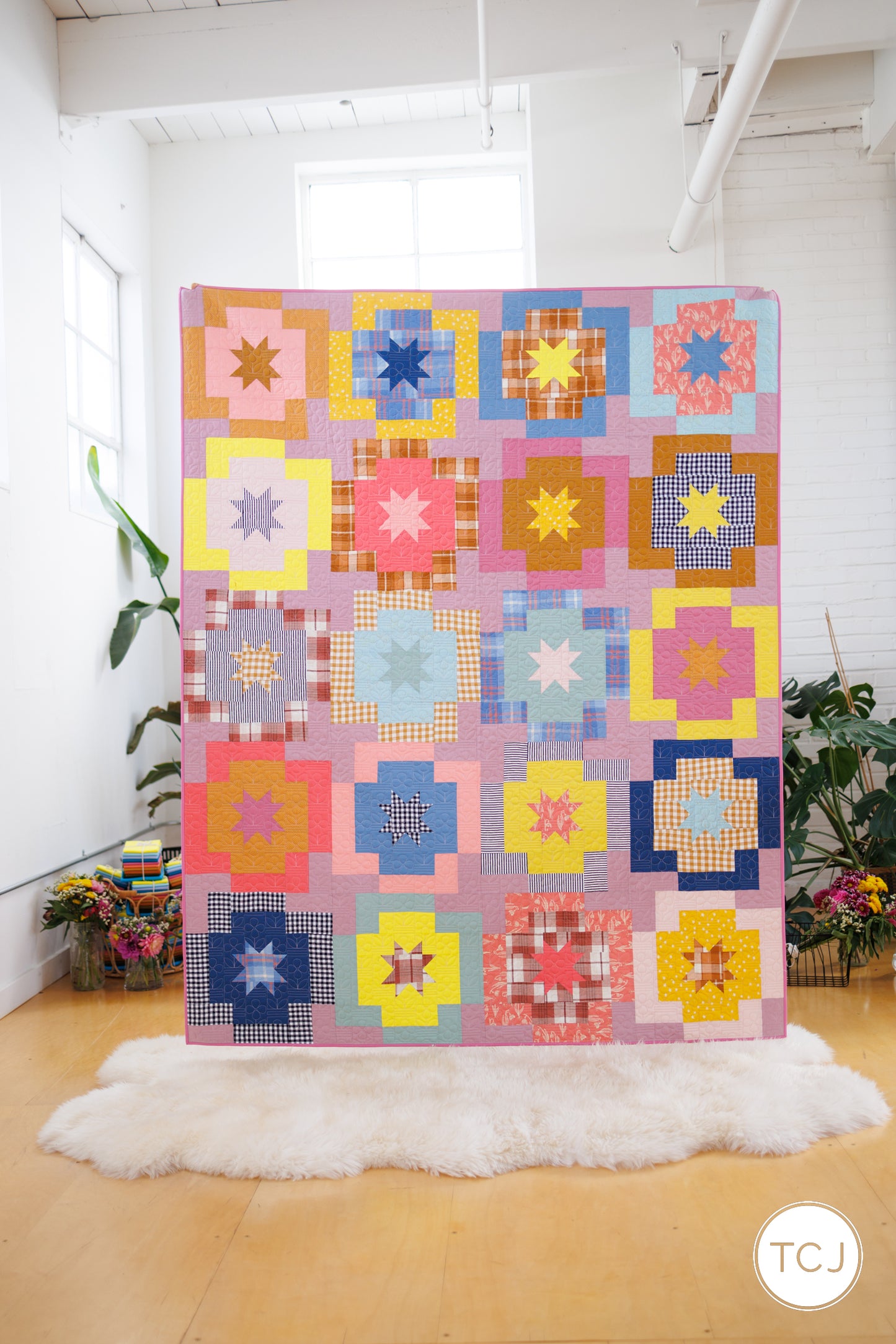 Meadow Star Quilt Pattern - PDF