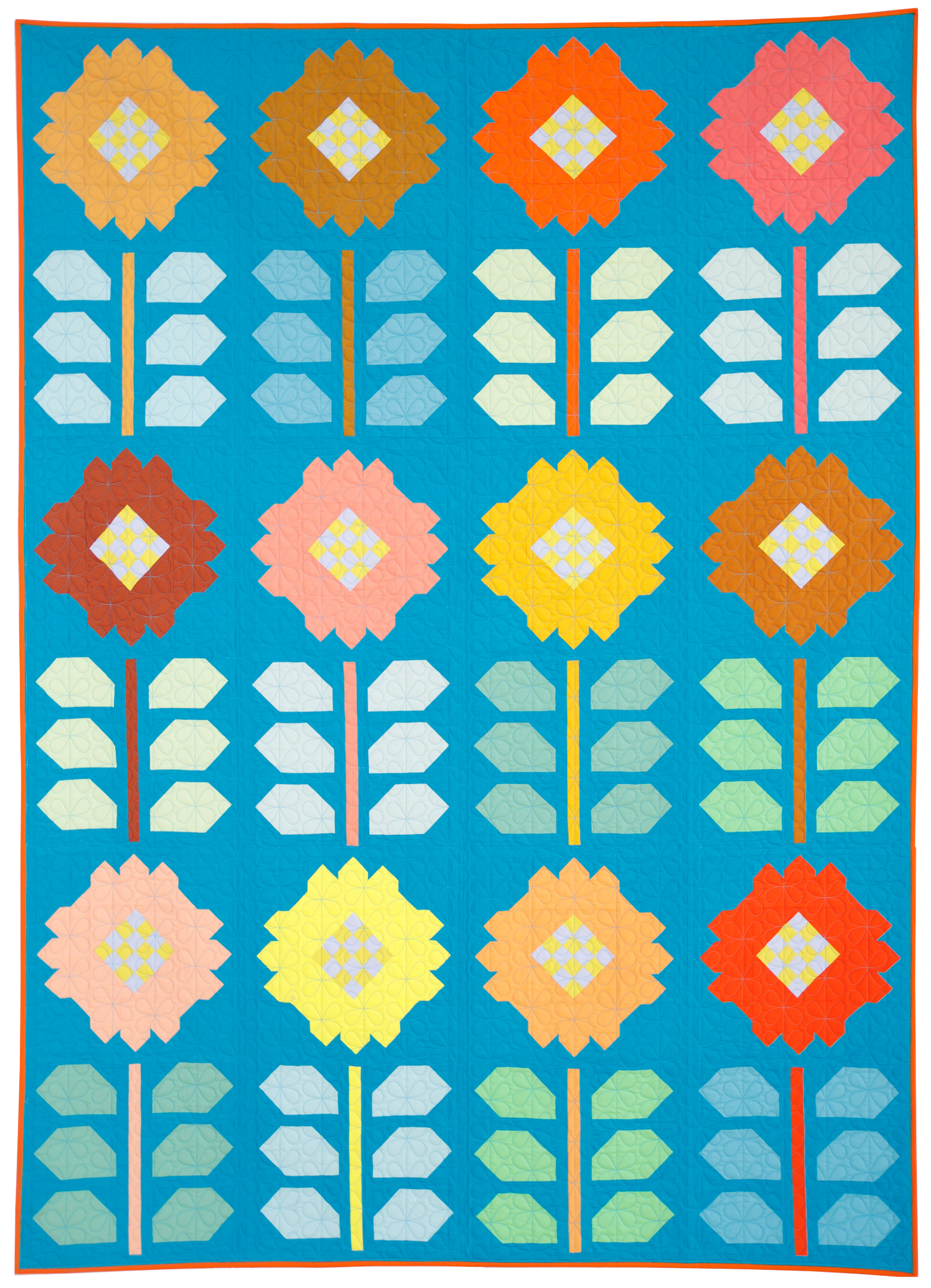 Petal Patch Quilt Pattern - PDF
