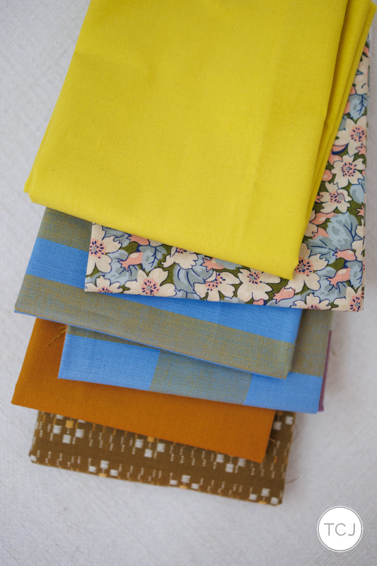 Retro Leaves - 6 piece FQ Bundle