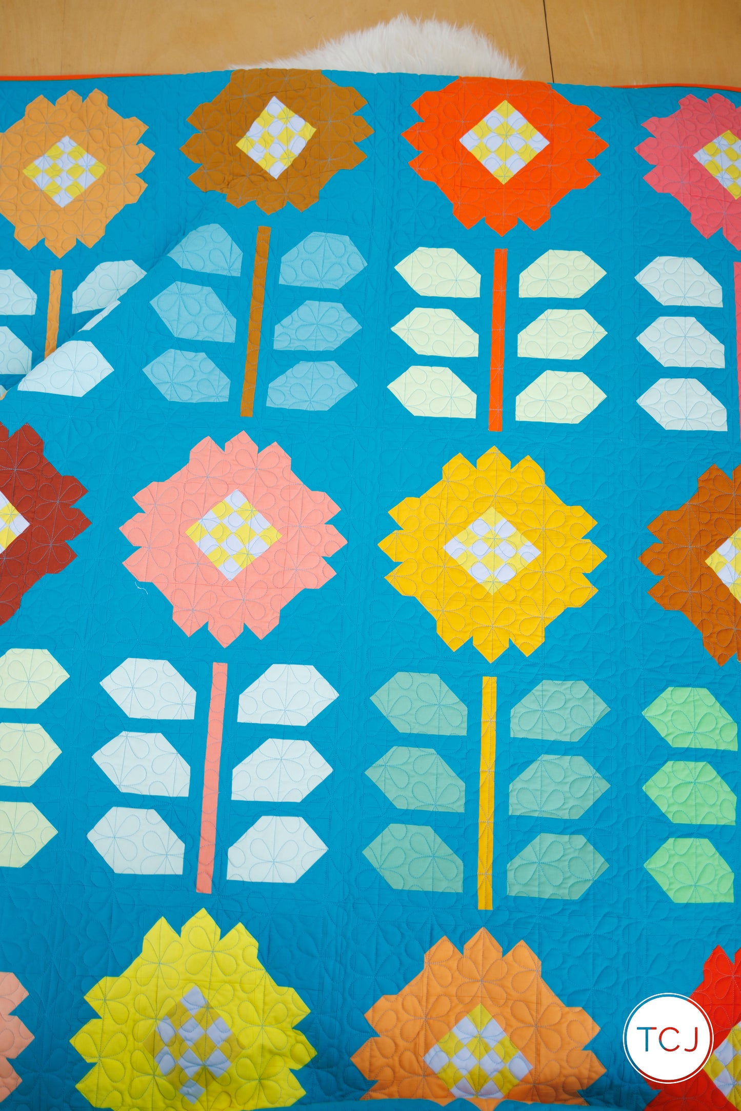 Petal Patch Quilt Pattern - Printed