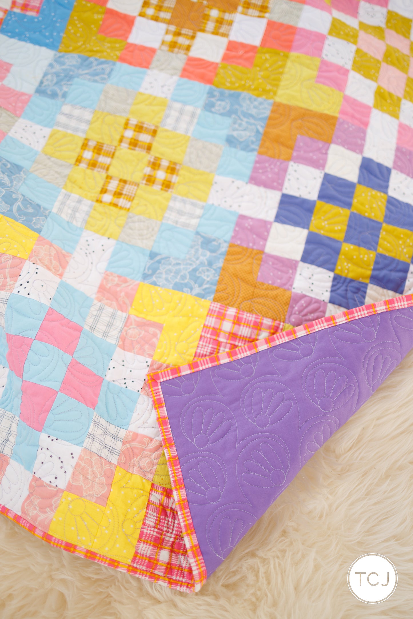 Checkered Garden Quilt - Popsicle Break