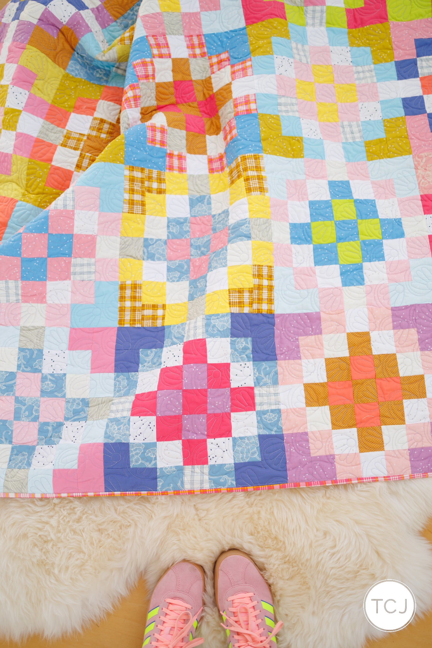 Checkered Garden Quilt - Popsicle Break