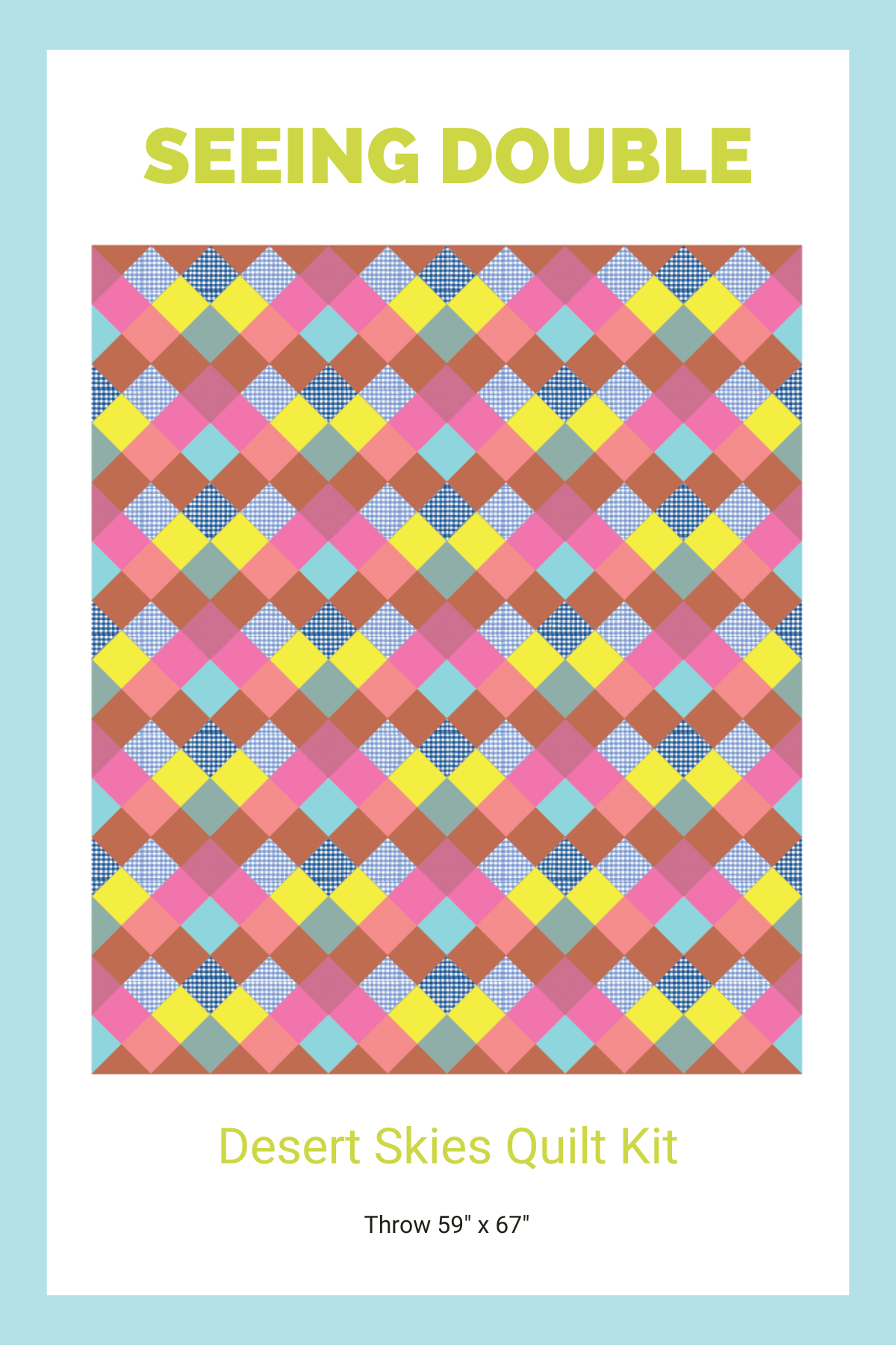 Seeing Double Quilt Kit - Desert Skies