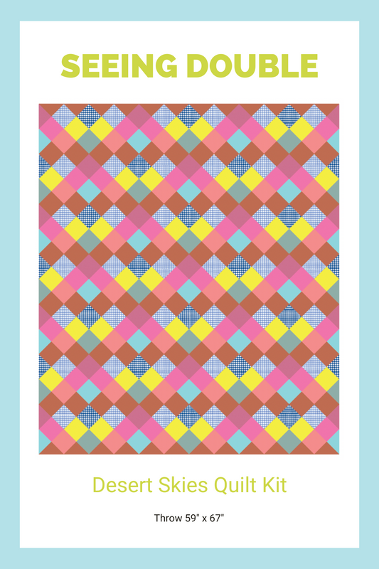 Seeing Double Quilt Kit - Desert Skies