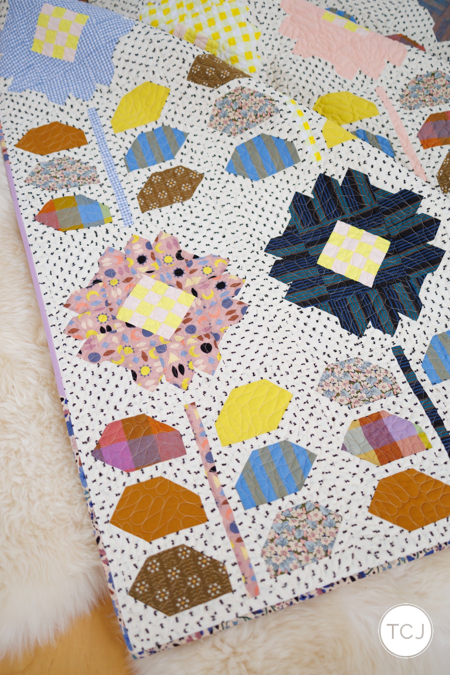 Petal Patch Quilt Pattern - Printed