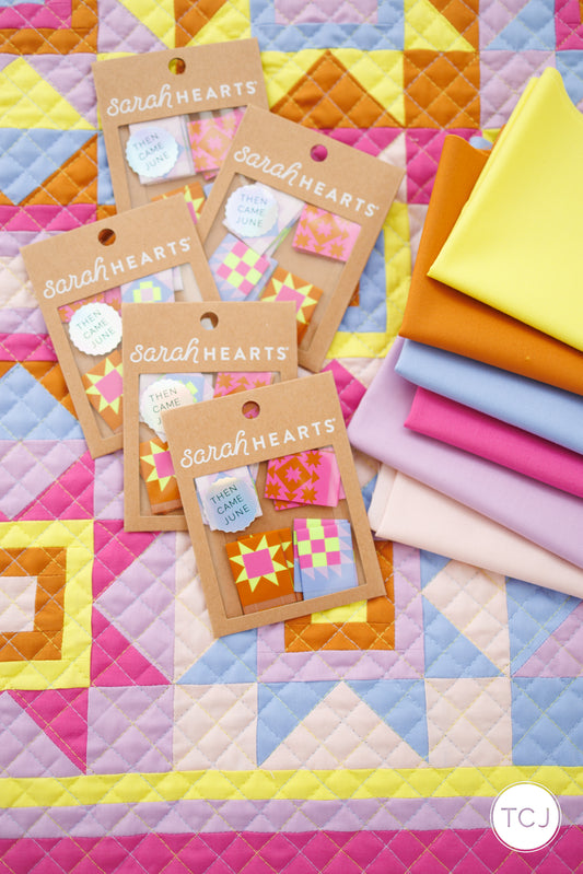 TCJ x Sarah Hearts Quilt Block Labels