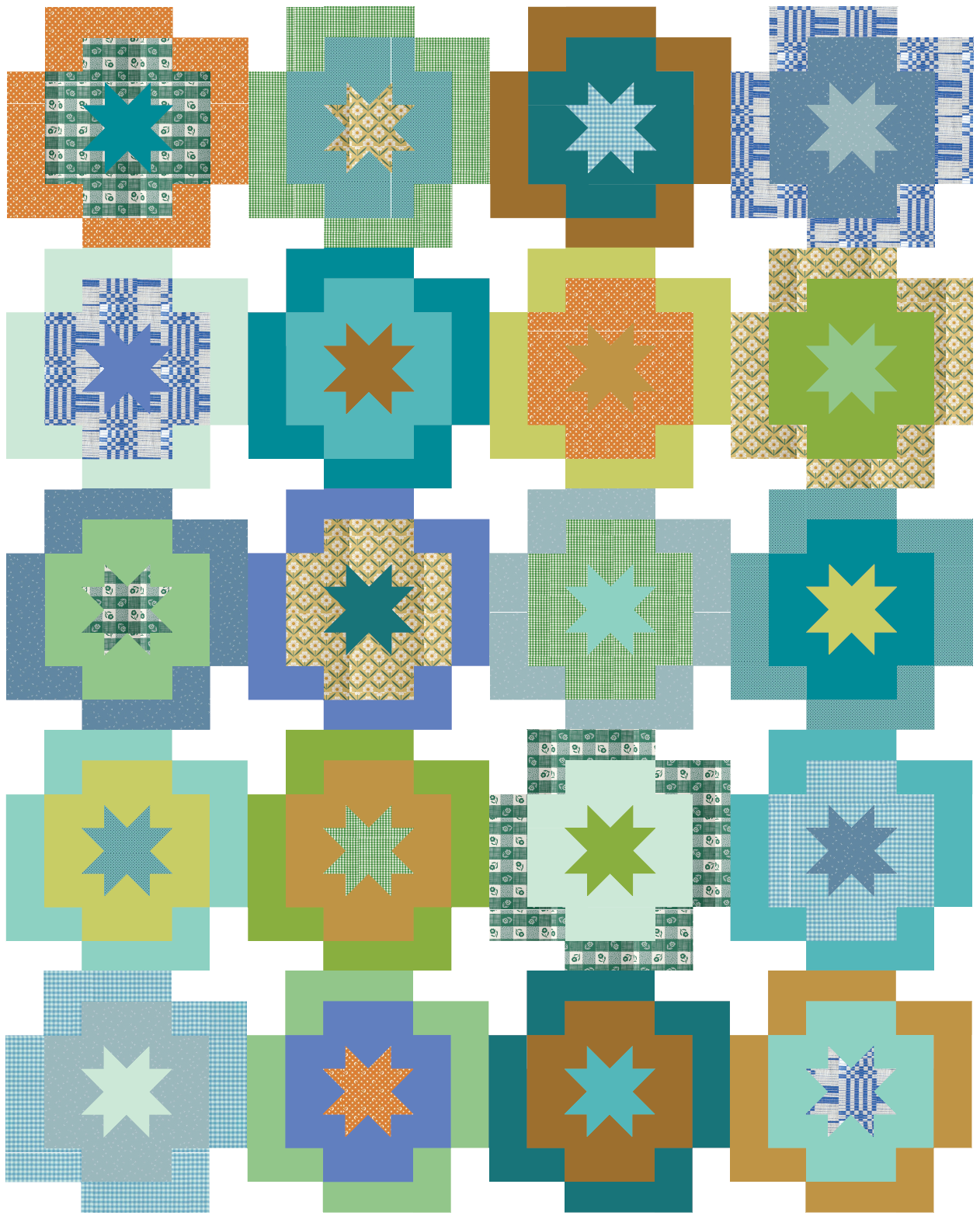 Autumn Breeze - 20 piece FQ Bundle
