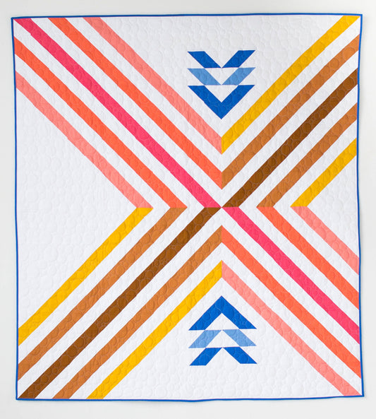 Stripe Crossing Quilt - Cover