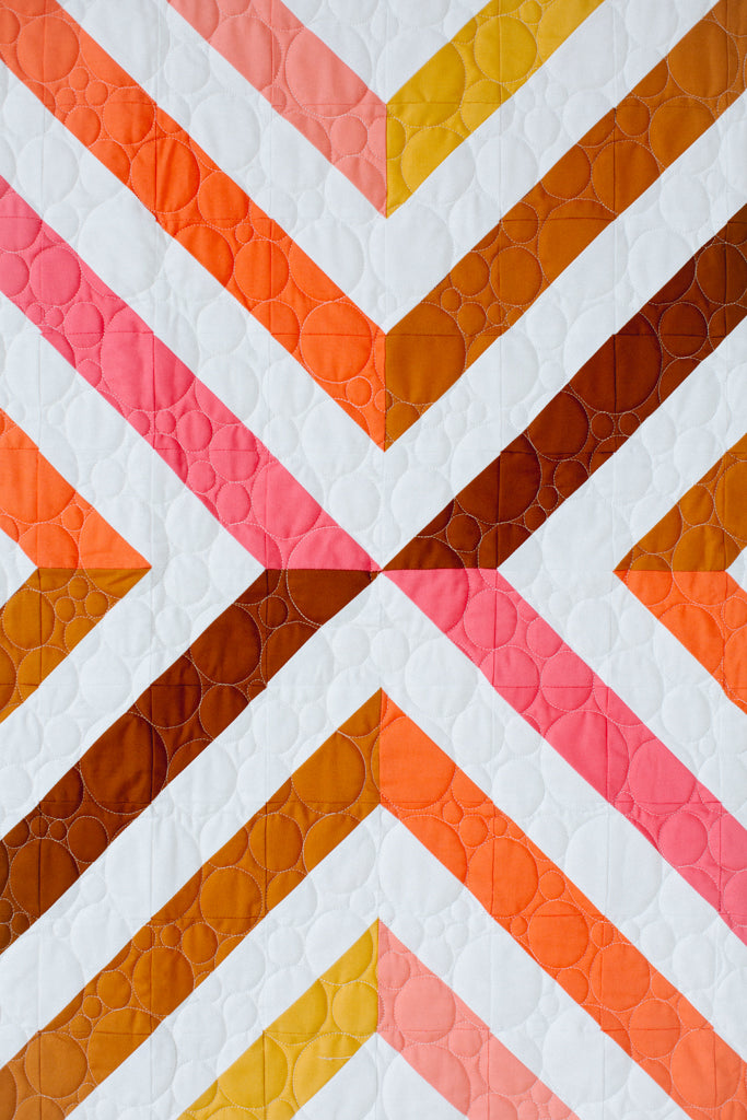 Stripe Crossing Quilt - Cover