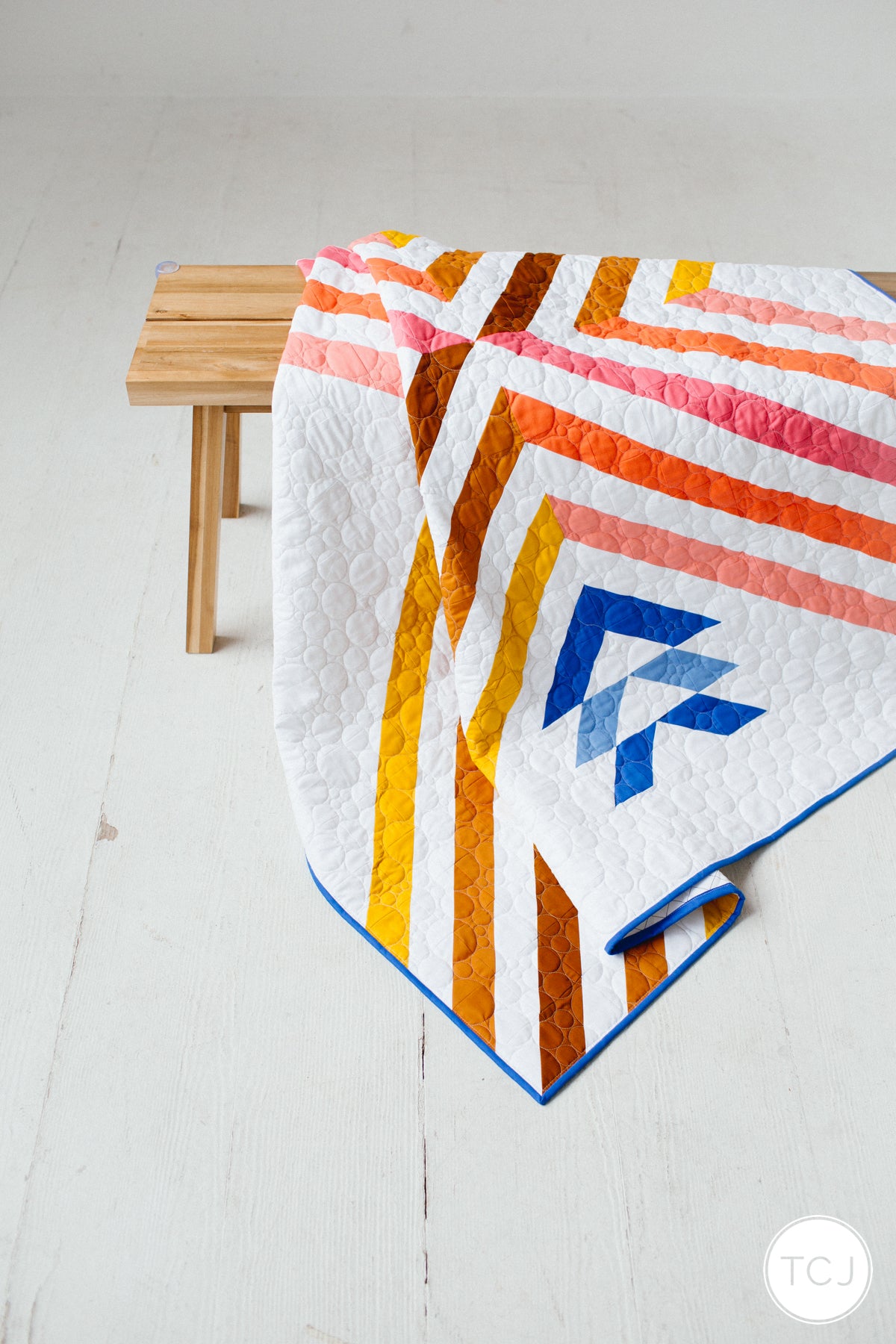Stripe Crossing Quilt - Cover