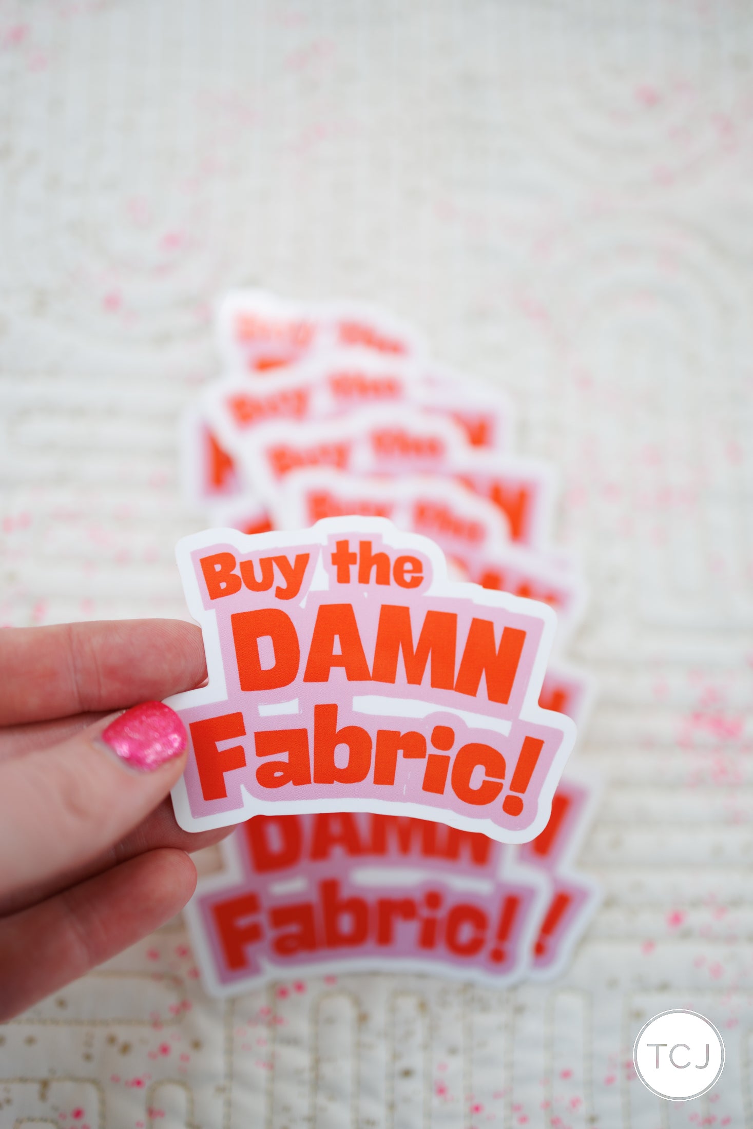 Buy the Damn Fabric Sticker – Then Came June