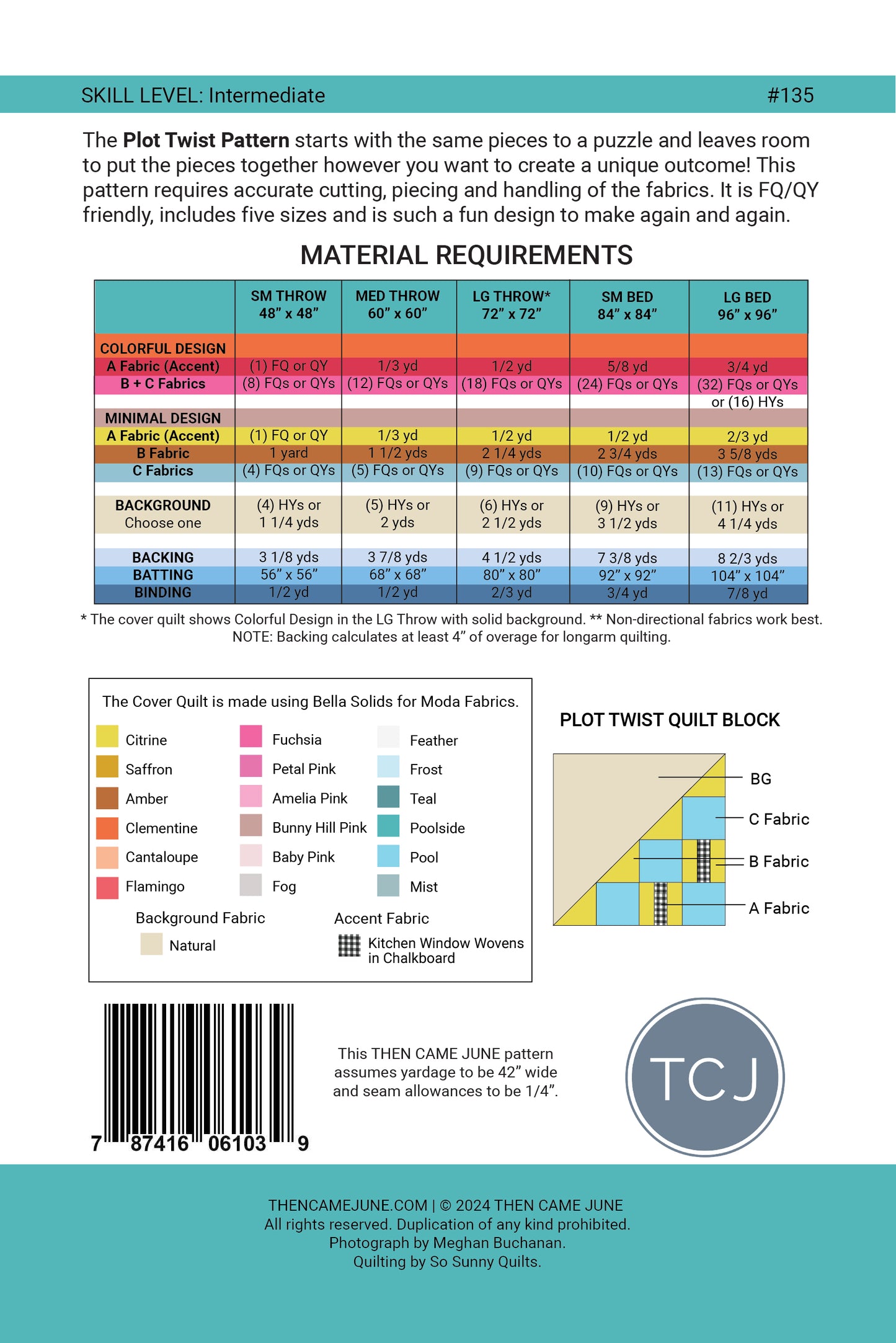 Plot Twist Quilt Pattern - PDF