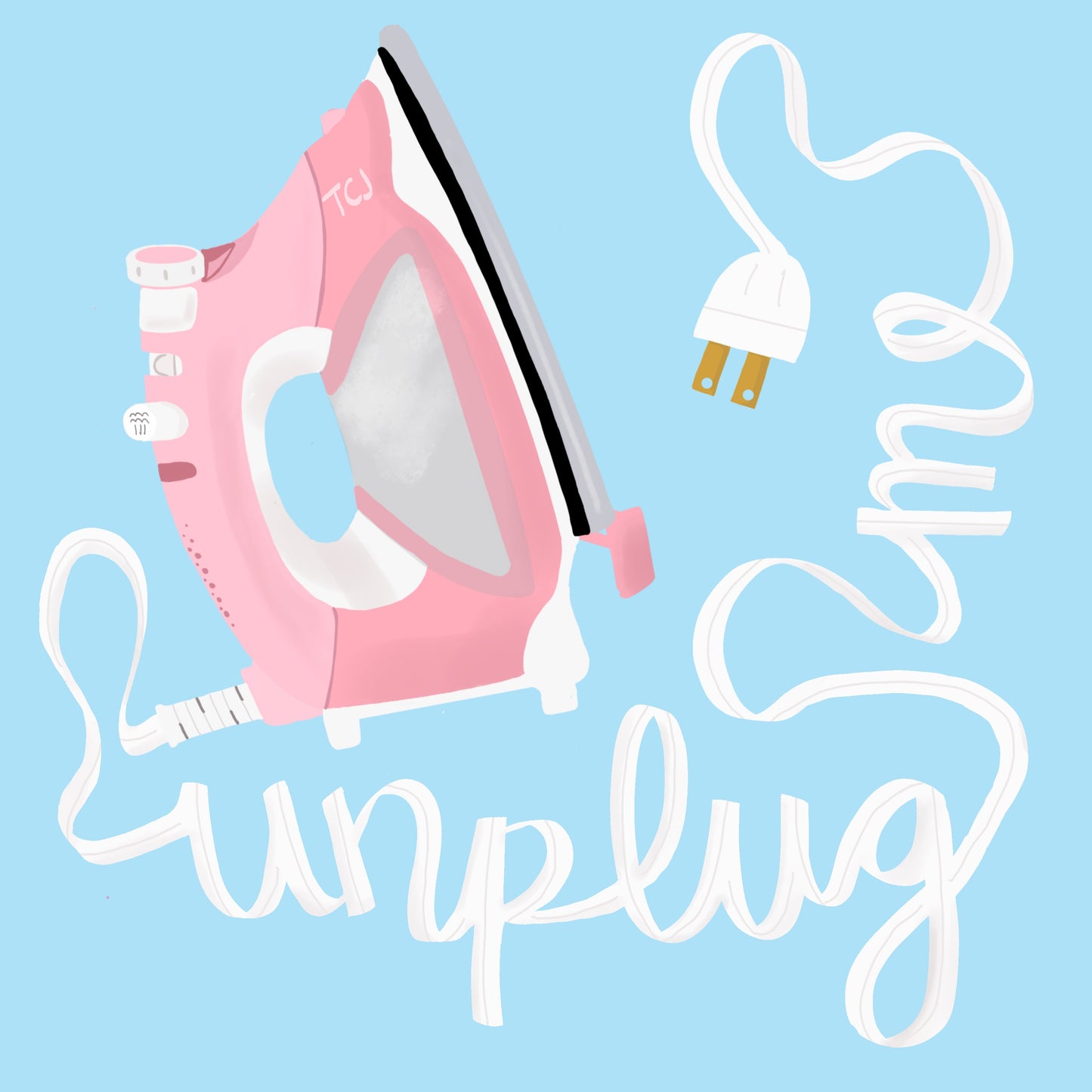 Unplug Me Sticker