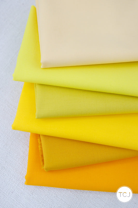 Yellow Bellas -  Half Yard Bundle