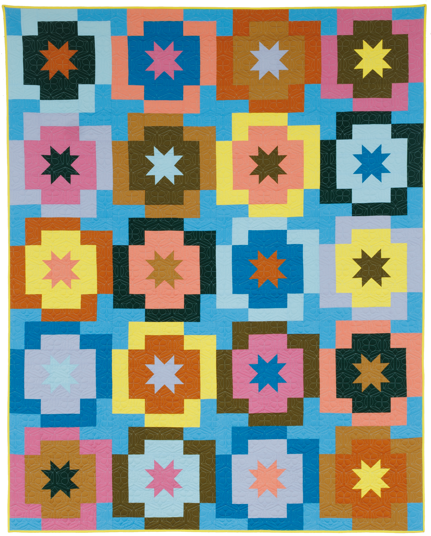 Meadow Star Quilt Pattern - Printed