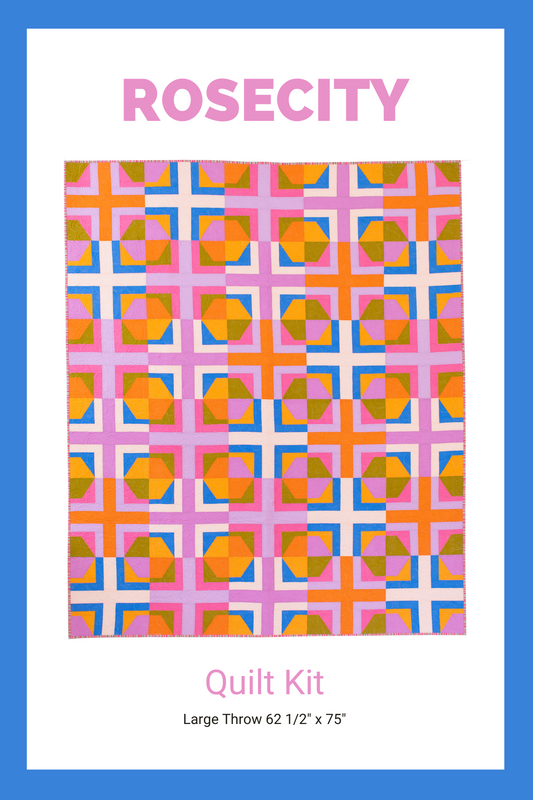 Rosecity Quilt Kit - Ruby + Bee Solids