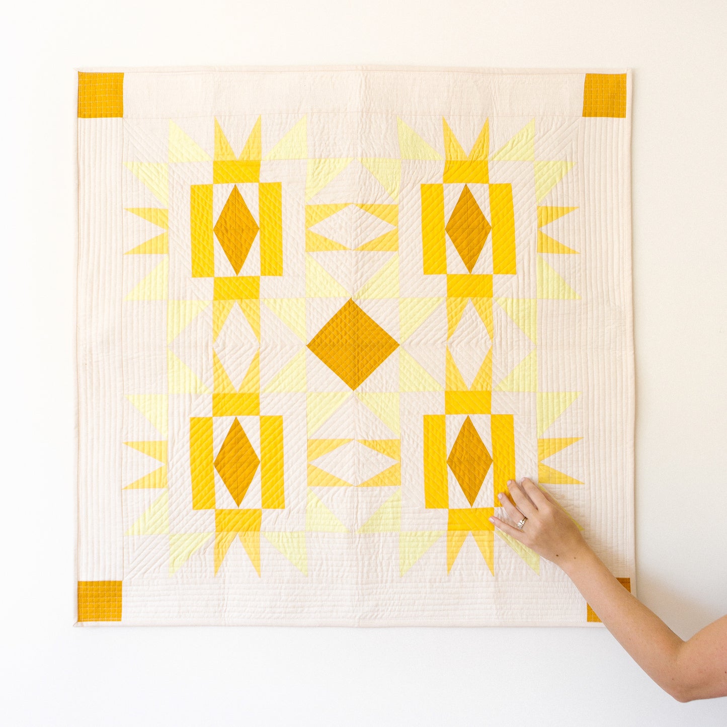 Sienna Burst Quilt Pattern - Printed