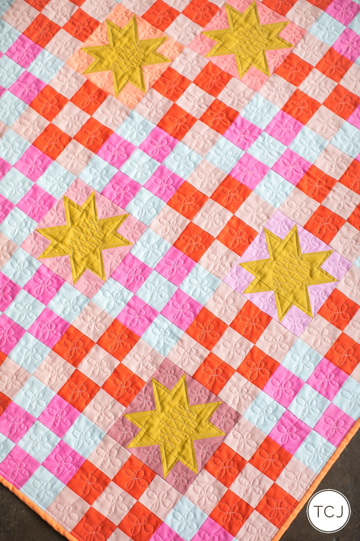 Campfire Glow Quilt Pattern - Printed