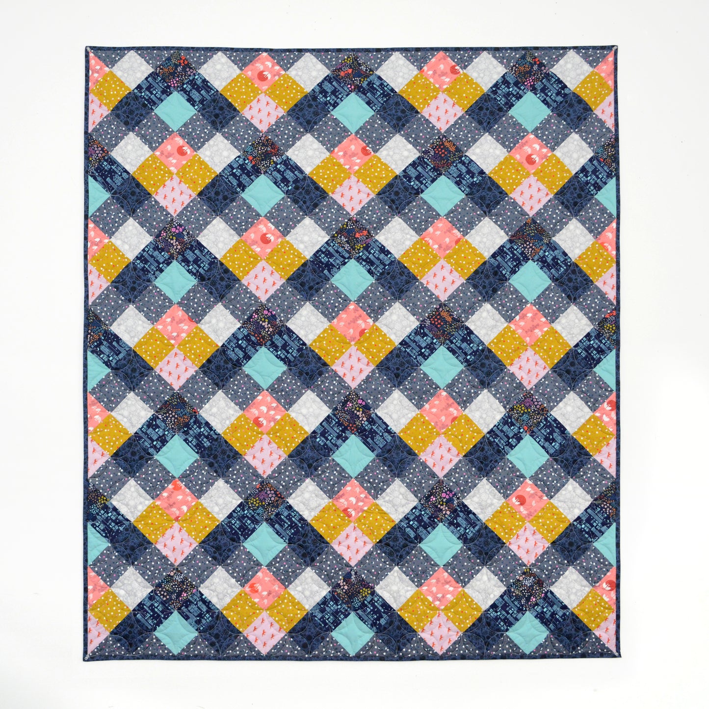 Seeing Double Quilt Pattern - Printed