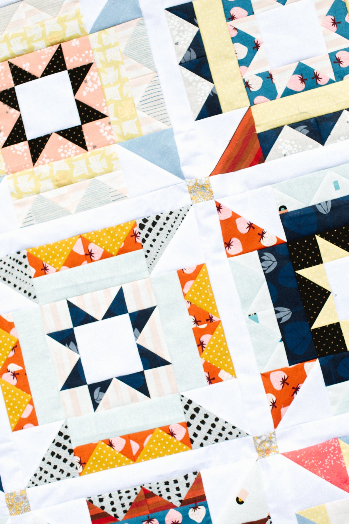 Nova Star Quilt Pattern - Printed