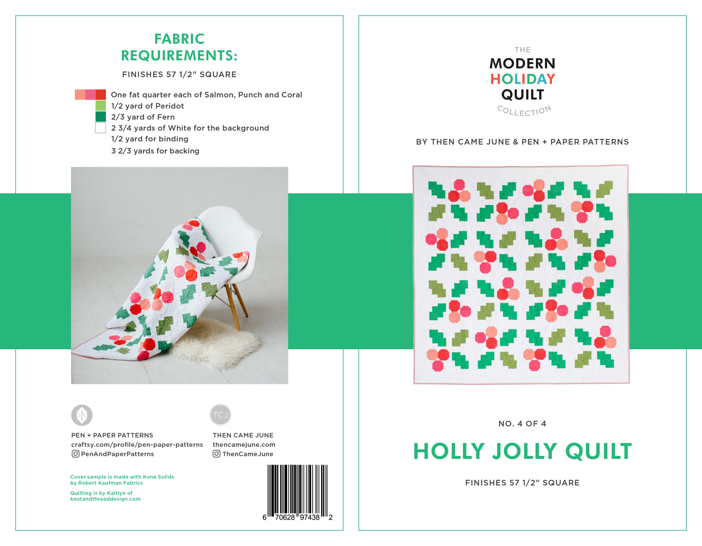 The Modern Holiday Quilt Collection Bundle - PDF