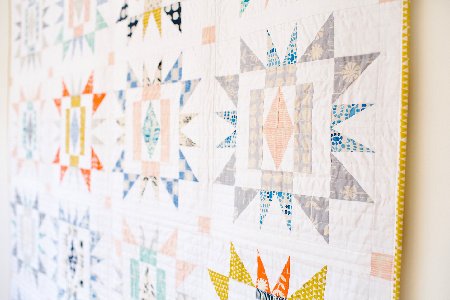 Sienna Burst Quilt Pattern - Printed