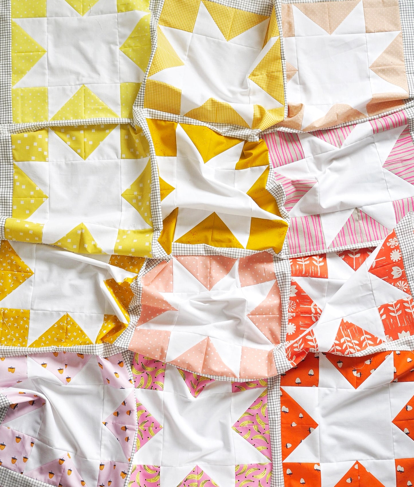 Inside Out Star Quilt Pattern - PDF