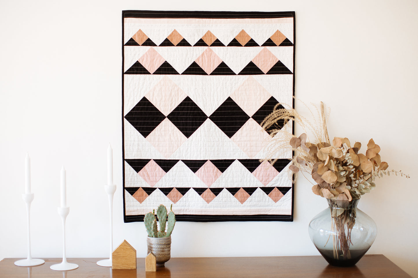 Double Mountain Quilt Pattern - PDF