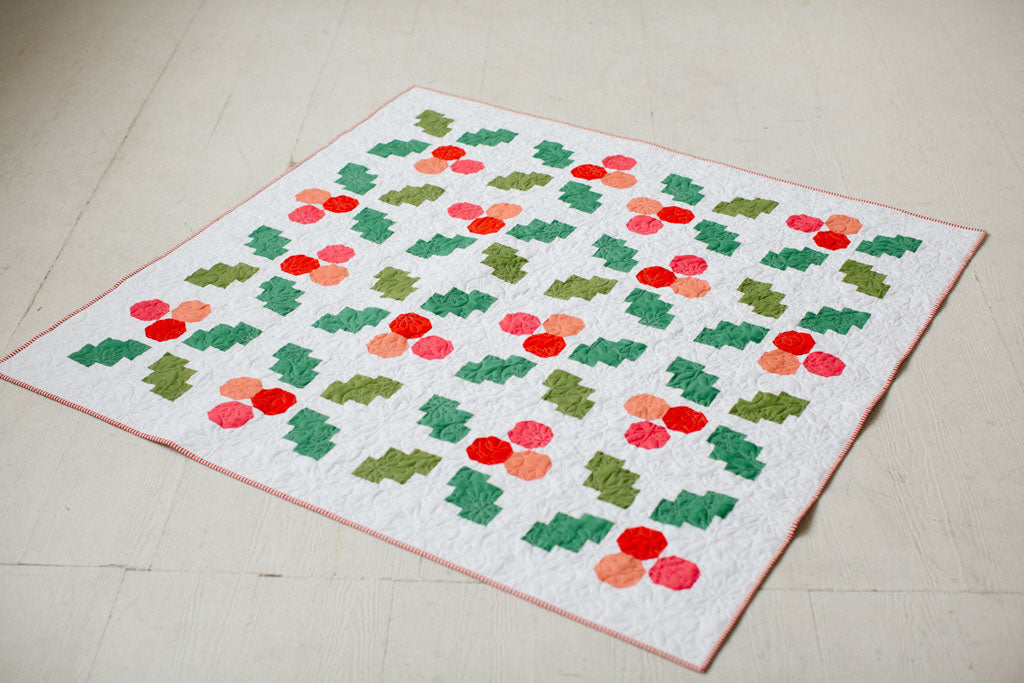 Holly Jolly Quilt Pattern - PDF