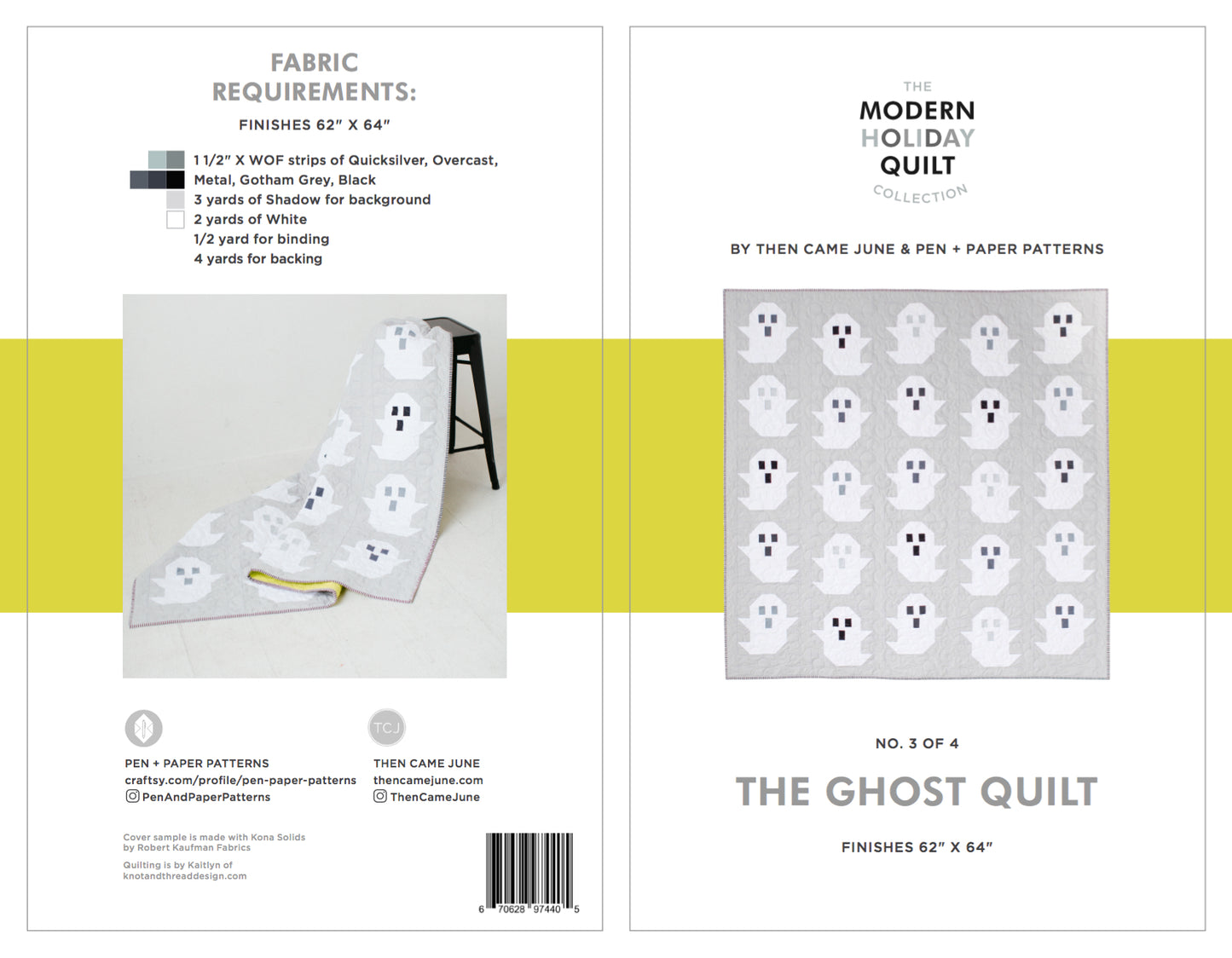 Ghost Quilt Pattern - PDF