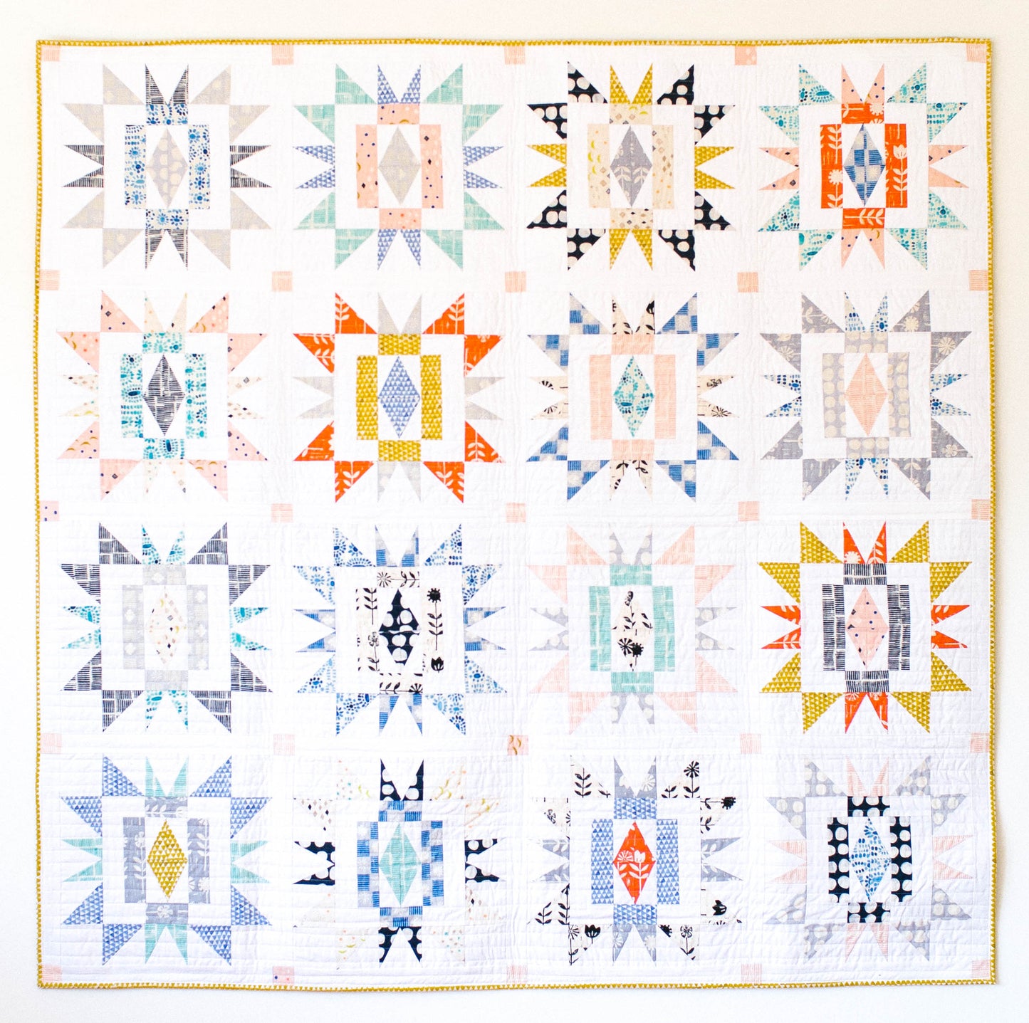 Sienna Burst Quilt Pattern - PDF