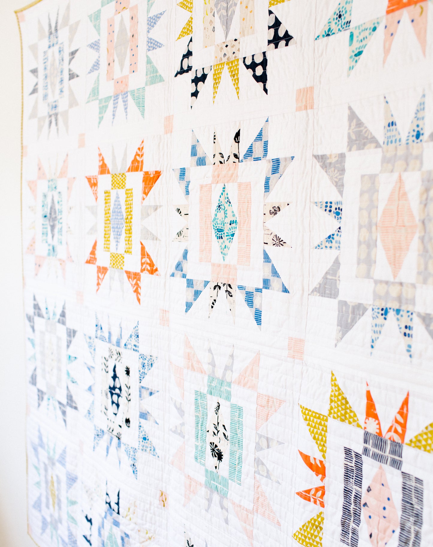 Sienna Burst Quilt Pattern - Printed
